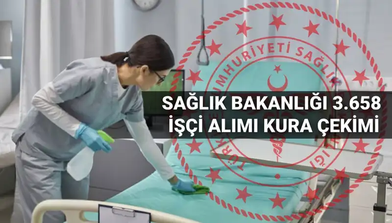 2025'te Sağlık Bakanlığı'ndan 3.658 İşçi Alımı için Kura Tarihi Açıklandı