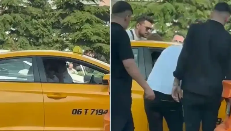 Trafikte Yaşanan O Kavga: Taksi Şoförüne Yumruk!