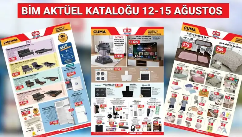 BİM 12-15 Ağustos 2025 Aktüel Kataloğu: Doğa Dostu Ürünler ve Teknolojik Yenilikler