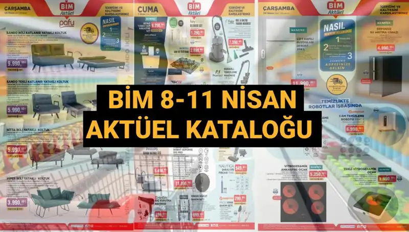 BİM Aktüel Kataloğu: Yataklı Koltuk ve Temizlik Robotları ile Dolu Bir Hafta