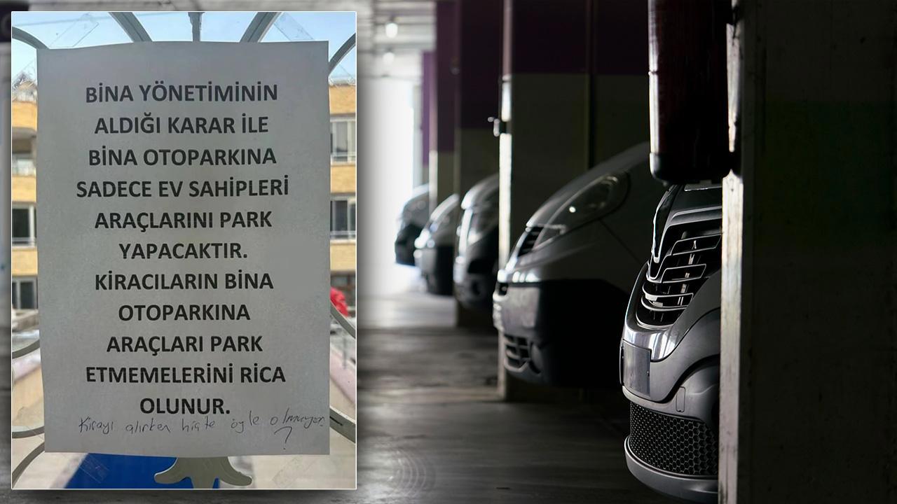 Yönetim Tarafından Kiracının Otopark Hakkına Karışılamayacağı Açıklandı